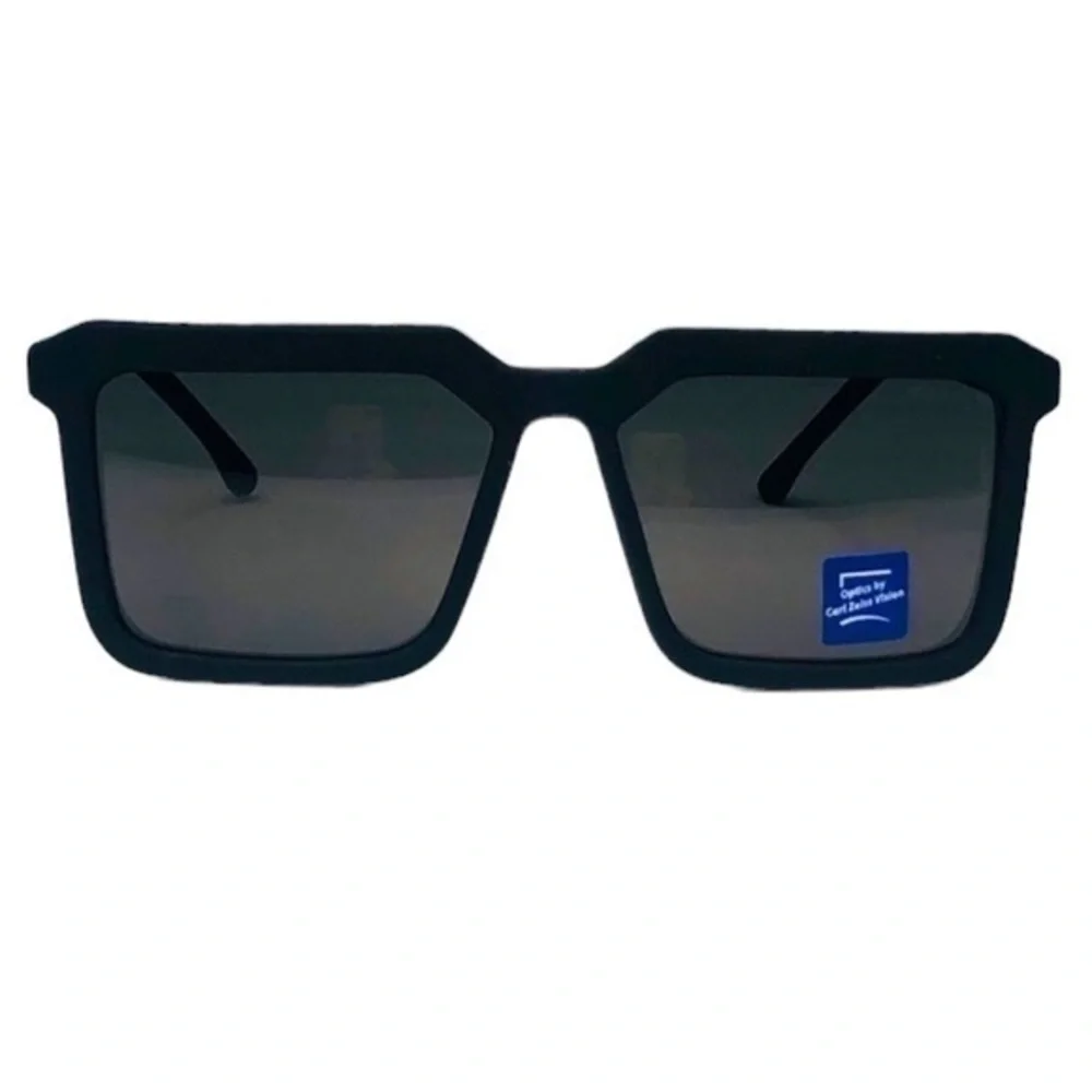 KOMONO Benicio CZ Black Rubber Sunglasses NEW